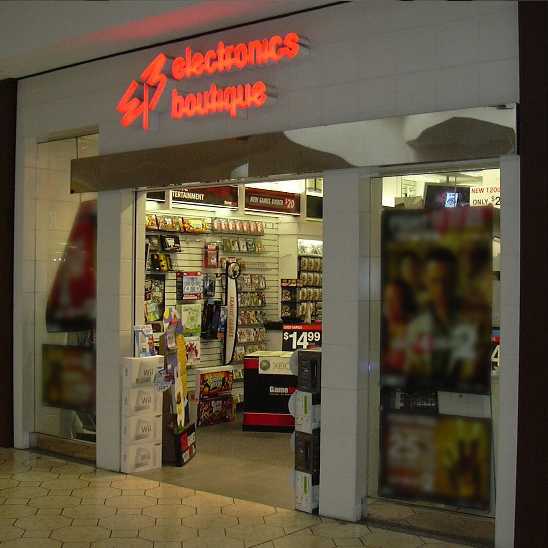 Ett stort lager fyllt med hyllor av kartonger innehållande videospel, redo för distribution.